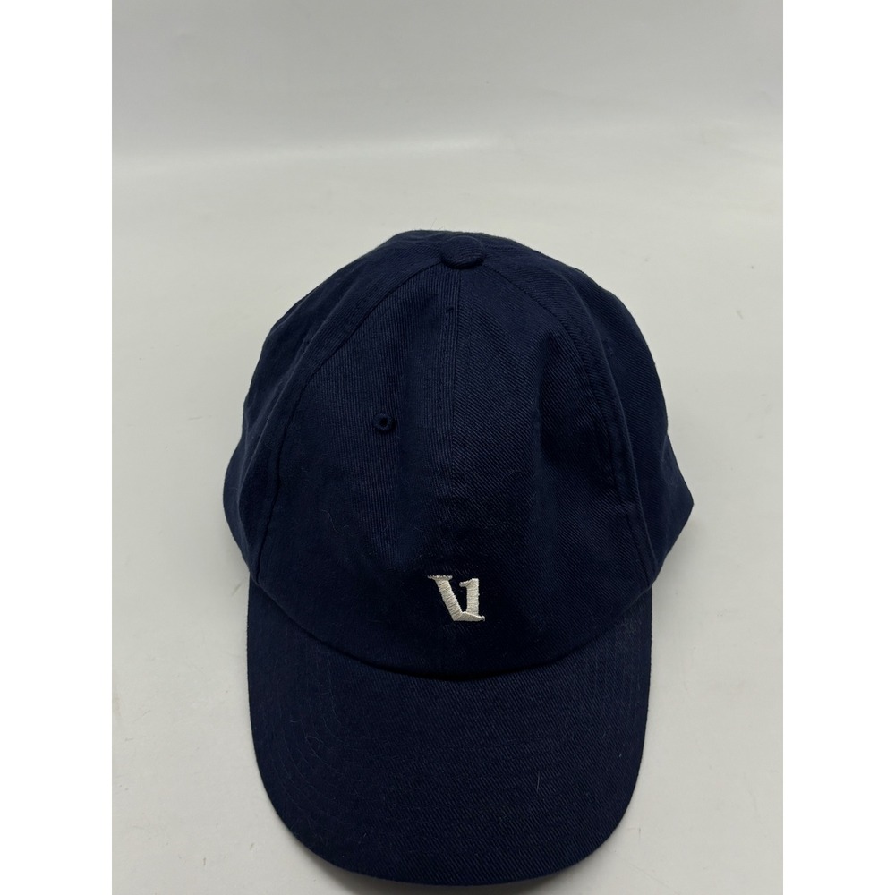 Vuori Navy Blue Embroidered V Logo Performance Dad Hat Cap V8014 Mens - Picture 2 of 6
